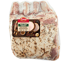 Garlic Thyme & Rosemary Bone-In Frenched Pork Loin Roast Package